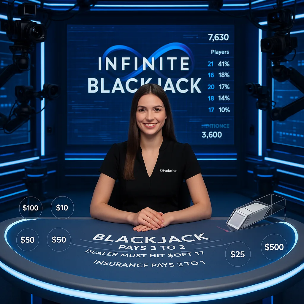 Vinyl - Live Blackjack - Evolution Gaming