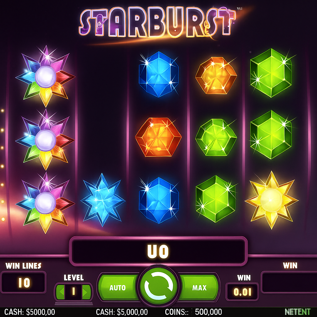 Vinyl - Starburst Slot Game - NetEnt
